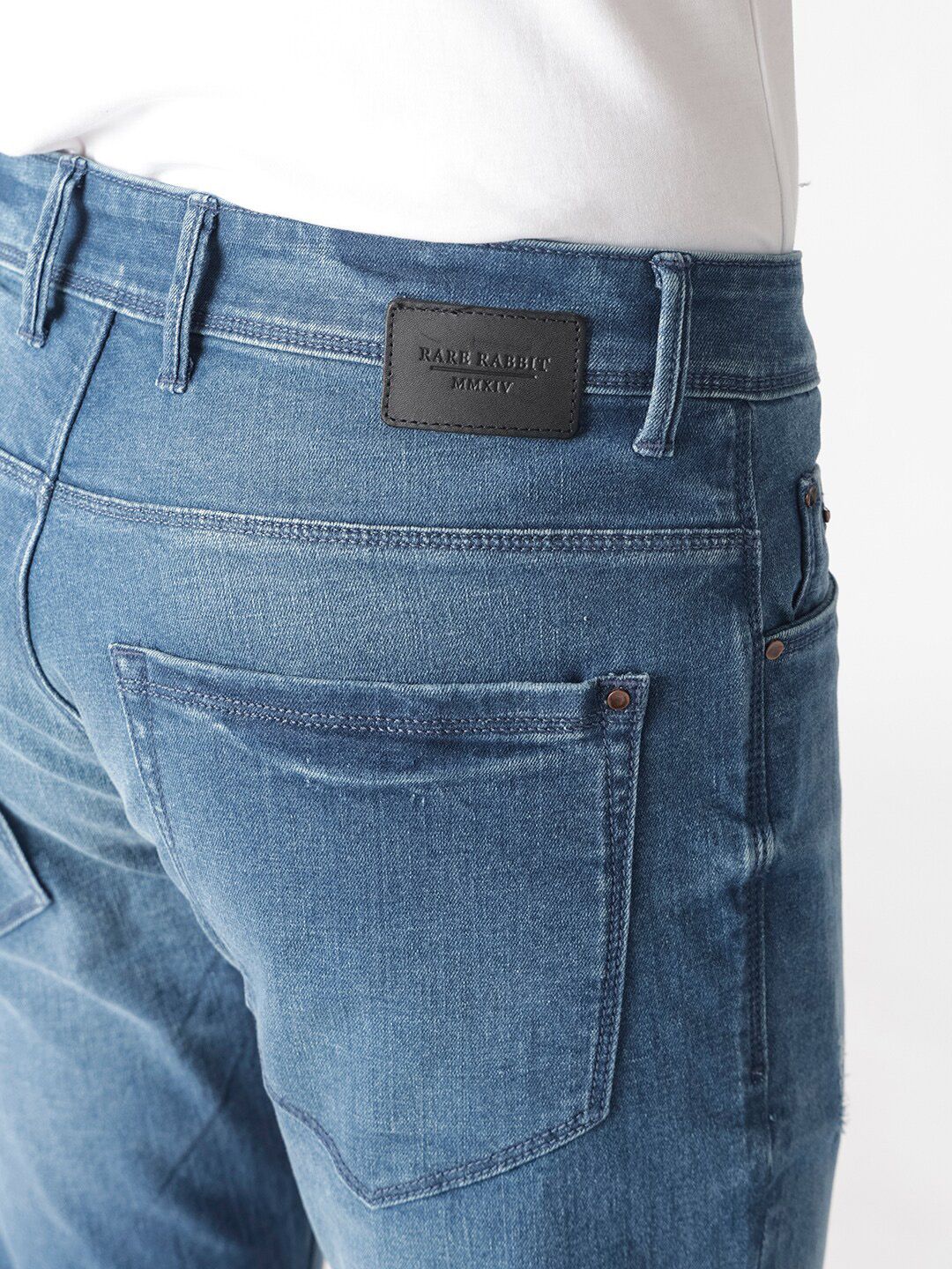 RARE RABBIT Men Luxen Slim Fit Jeans