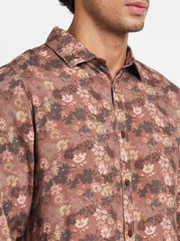 Being Human Slim Fit Floral Printed Casual Shirt