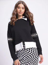 DressBerry Drop-Down Shoulder Sweatshirt