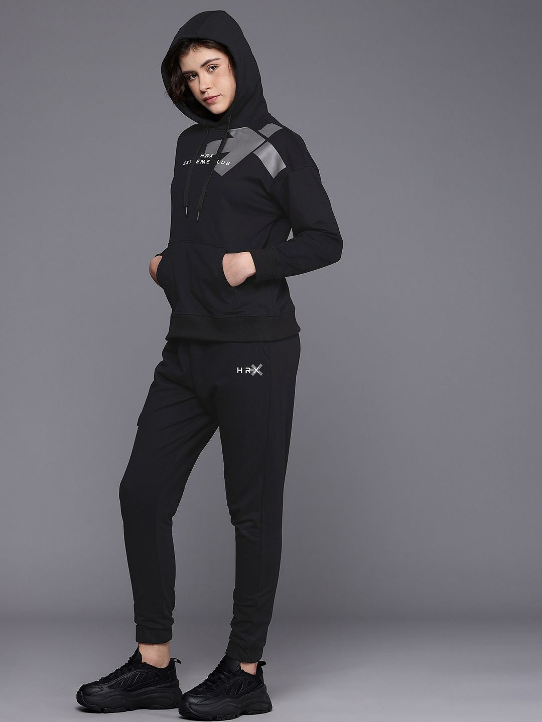 HRX by Hrithik Roshan Women HRXGT Brand Logo Printed Lifestyle Tracksuits