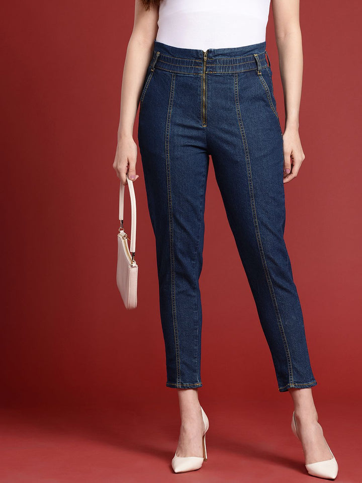 all about you Women No Fade Zip Fly Stretchable Jeans