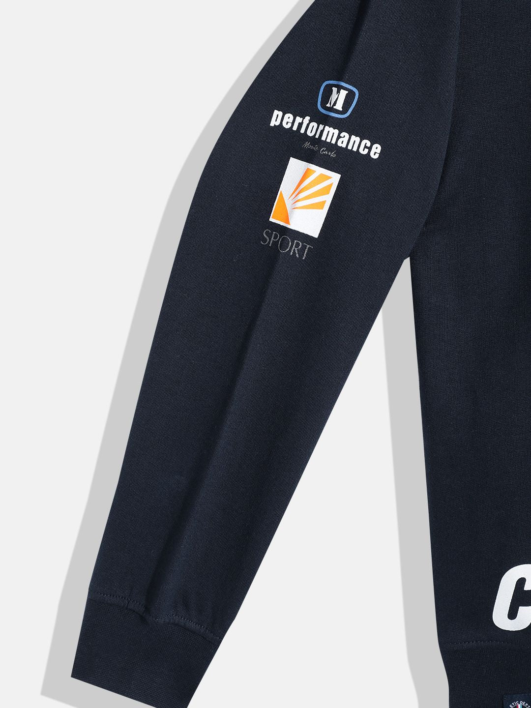 Monte Carlo Boys Cotton Graphic Printed Sweatshirt