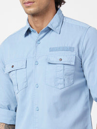 SPYKAR Cotton Linen Classic Opaque Casual Shirt