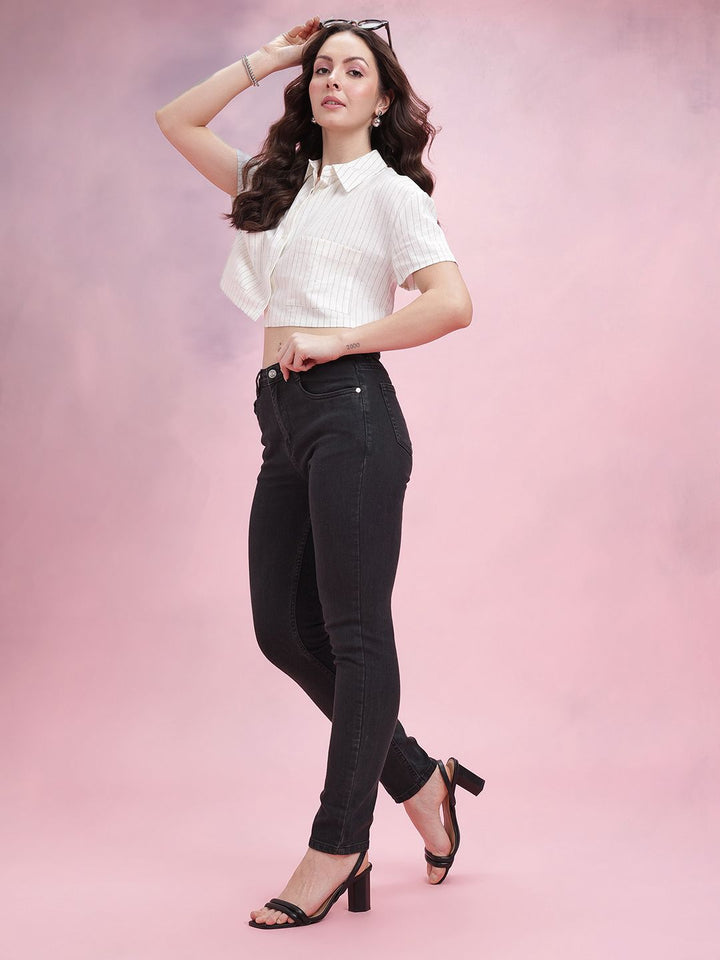 DressBerry Women Slim Fit Mid-Rise Stretchable Jeans