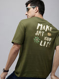 SPYKAR Typography Printed T-shirt