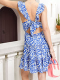 DressBerry Foliage Fever Tiered A-Line Dress