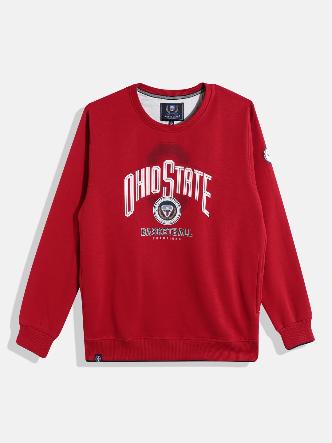 Monte Carlo Teen Boys Typography Print Sweatshirt