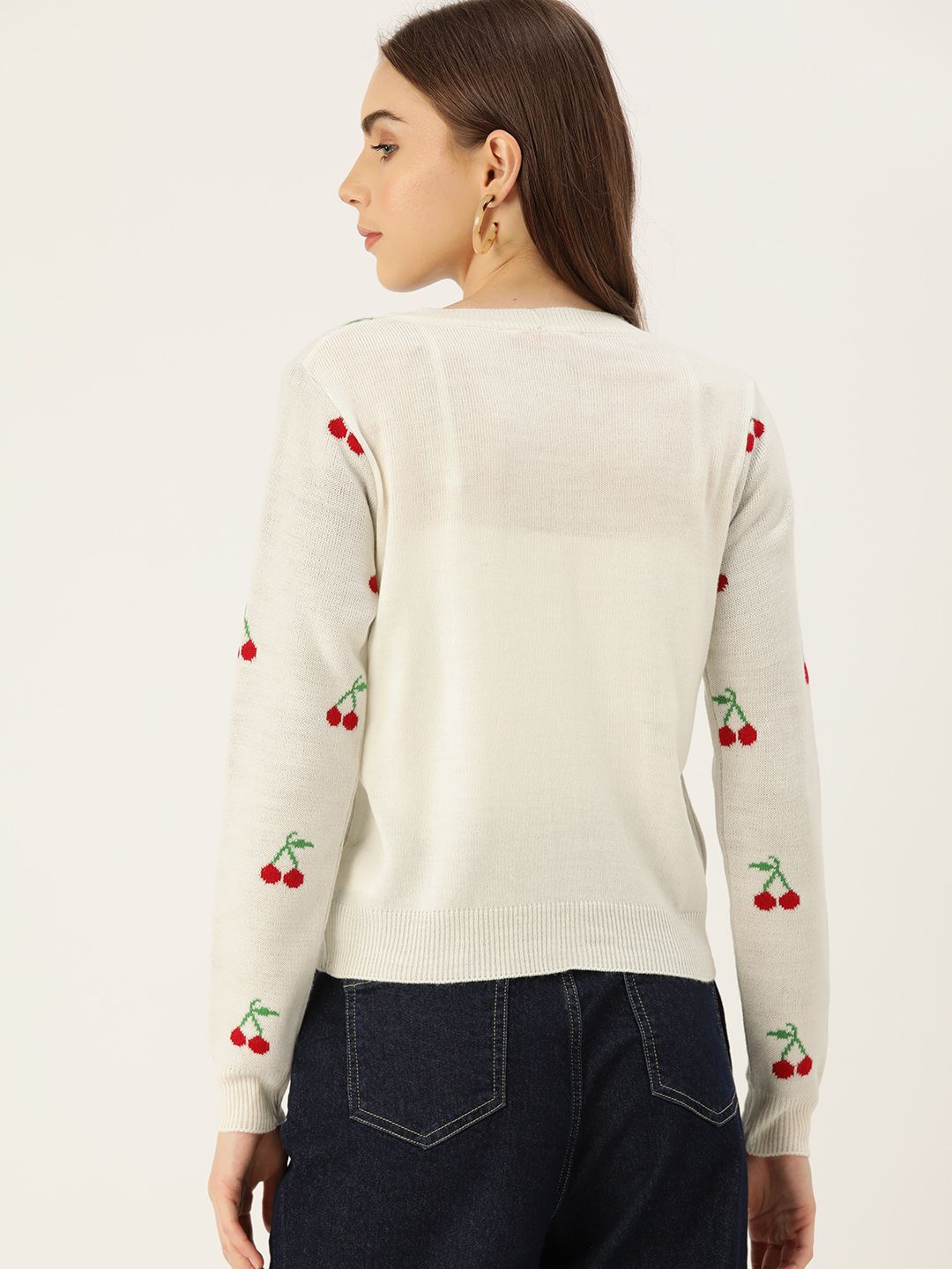 DressBerry Printed Cardigan