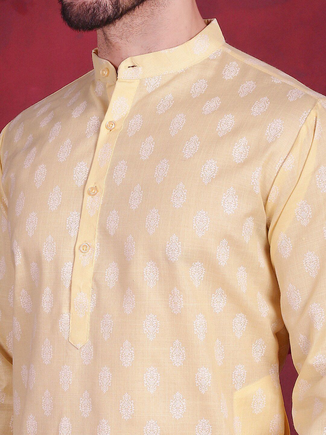 Jompers Ethnic Motif Printed Straight Kurta