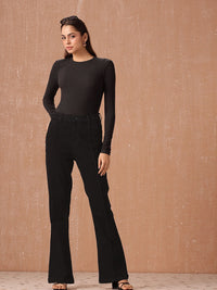 all about you Women Slim Bootcut High-Rise Stretchable Jeans