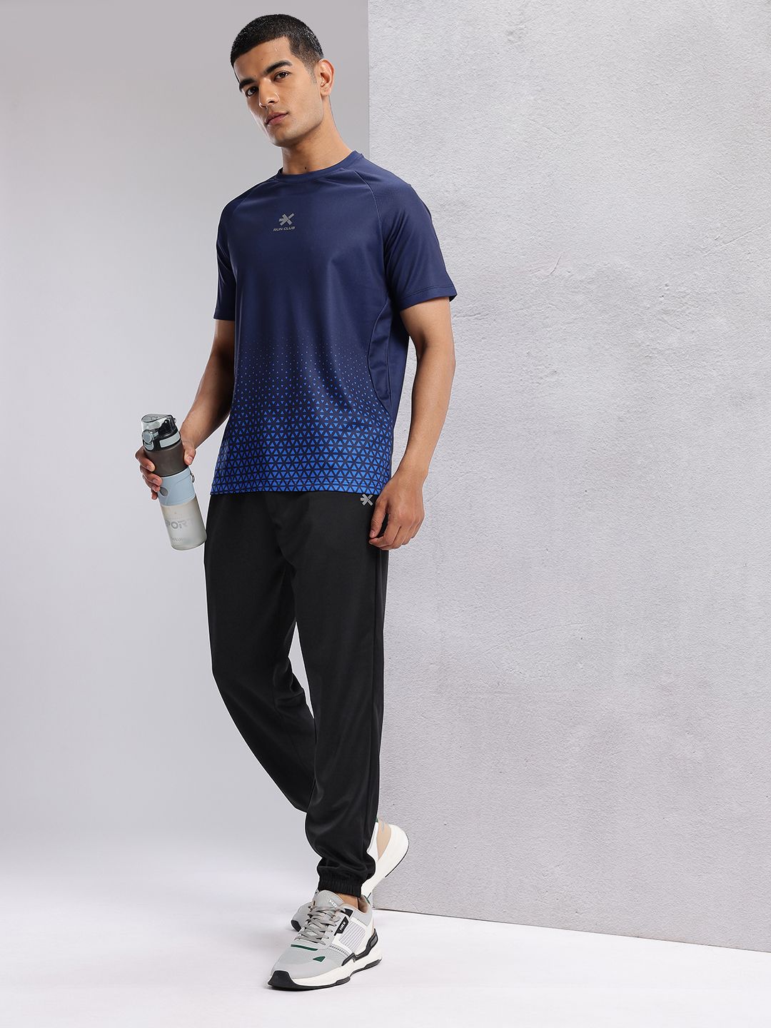 HRX by Hrithik Roshan Men Contrast Piping Rapid-Dry Running Joggers