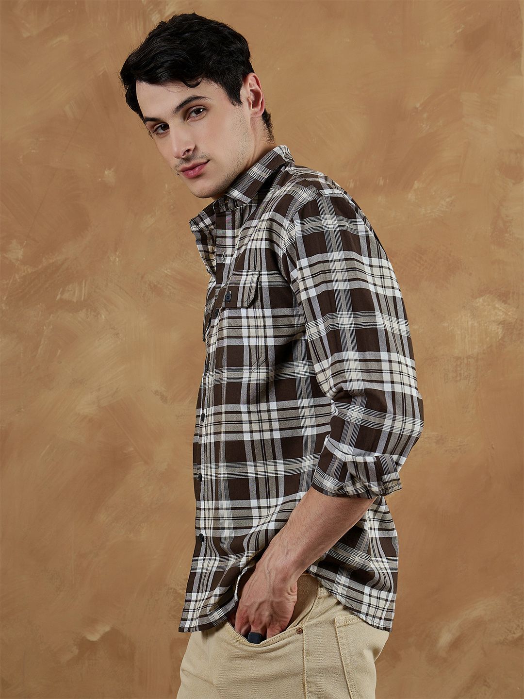 Oversized Checkered Shirt