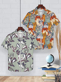 HELLCAT Boys Floral Opaque Printed Casual Shirt