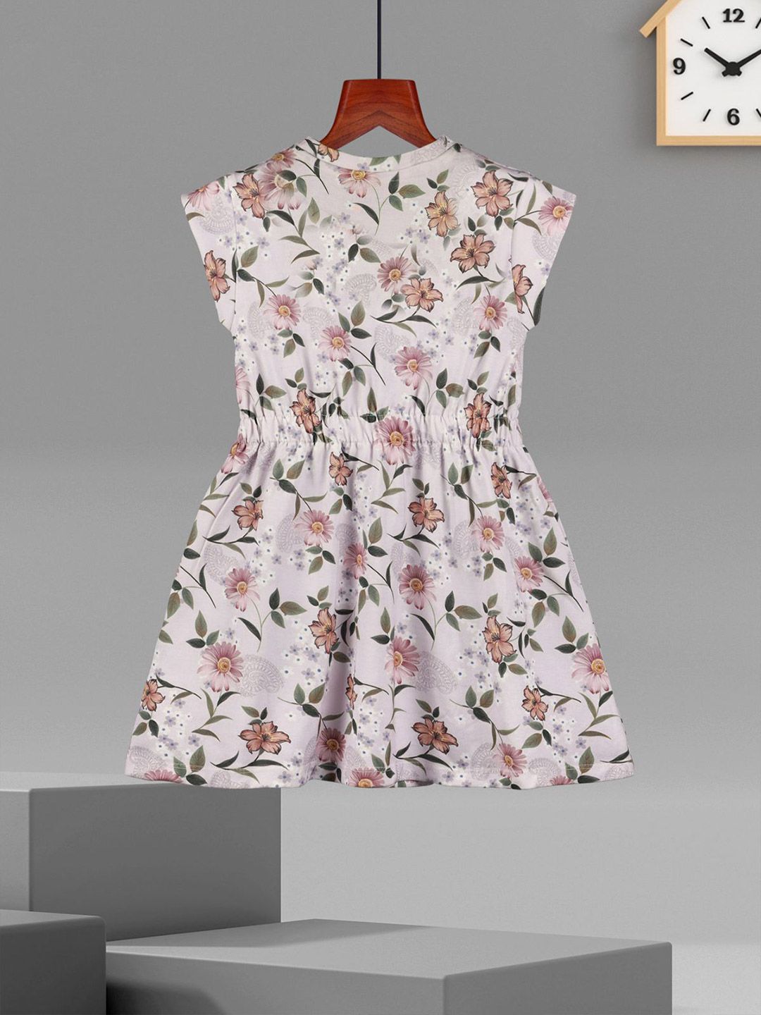 HELLCAT Girls Printed Cotton A-Line Dress - Pack of 2