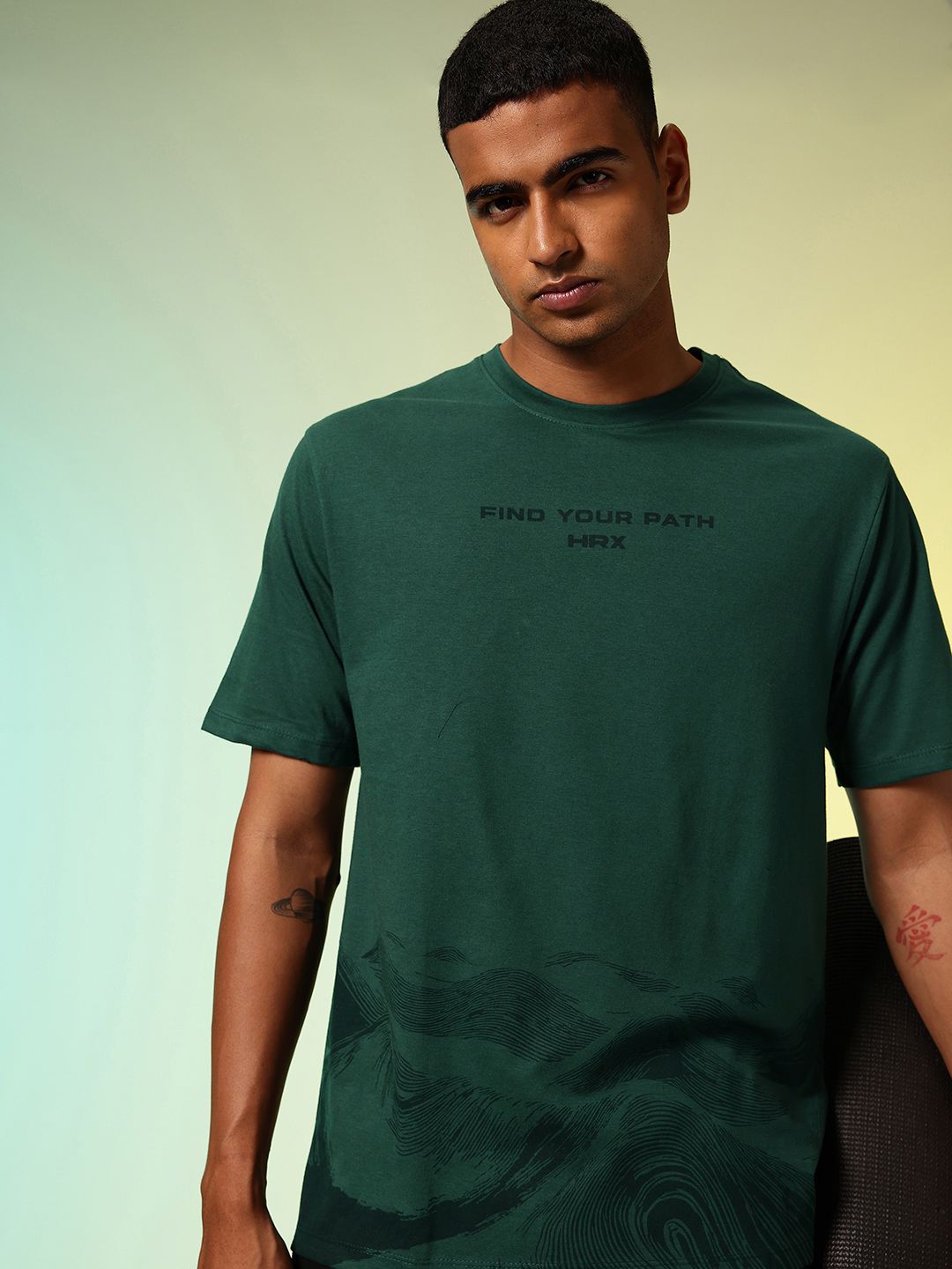 HRX by Hrithik Roshan Connect Story Printed Yoga T-shirt