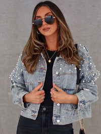 all about you Crop Denim Jacket