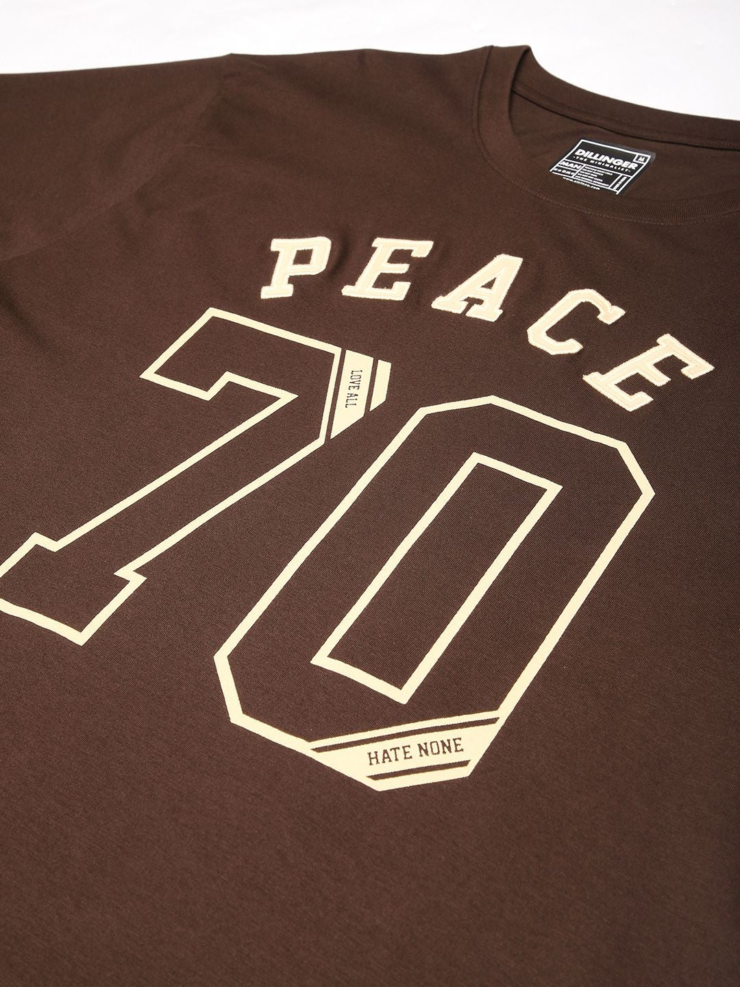 DILLINGER Men Short Sleeve Oversized Applique Printed Tshirt