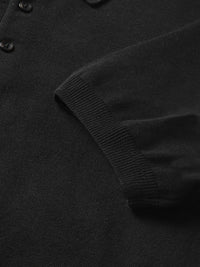 THE BEAR HOUSE Men Solid Regular Fit Cotton Polo Collar T-Shirt