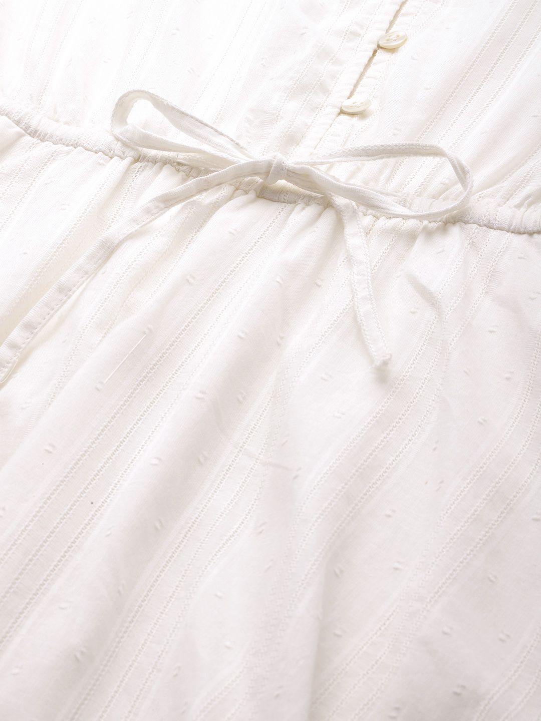 all about you Pure Cotton Cinched Waist A-Line Dress