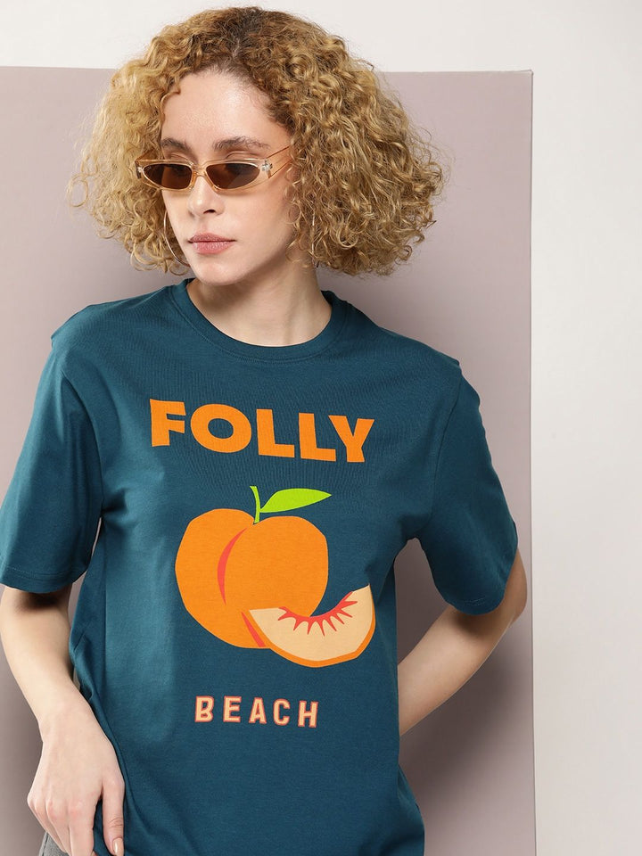 DILLINGER Graphic Printed Oversized Pure Cotton T-shirt