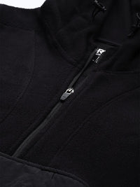 HRX by Hrithik Roshan Hooded Half-Zipper Sweatshirt