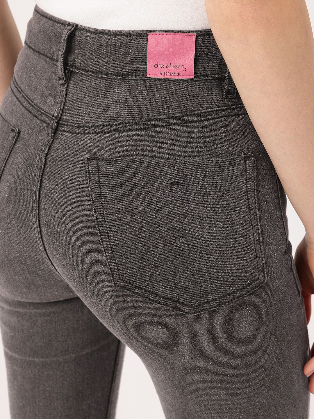 DressBerry Women Soft Touch Flared Fit Light Fade Printed Jeans