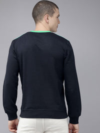 Park Avenue Colourblocked Long Sleeves Sweatshirt