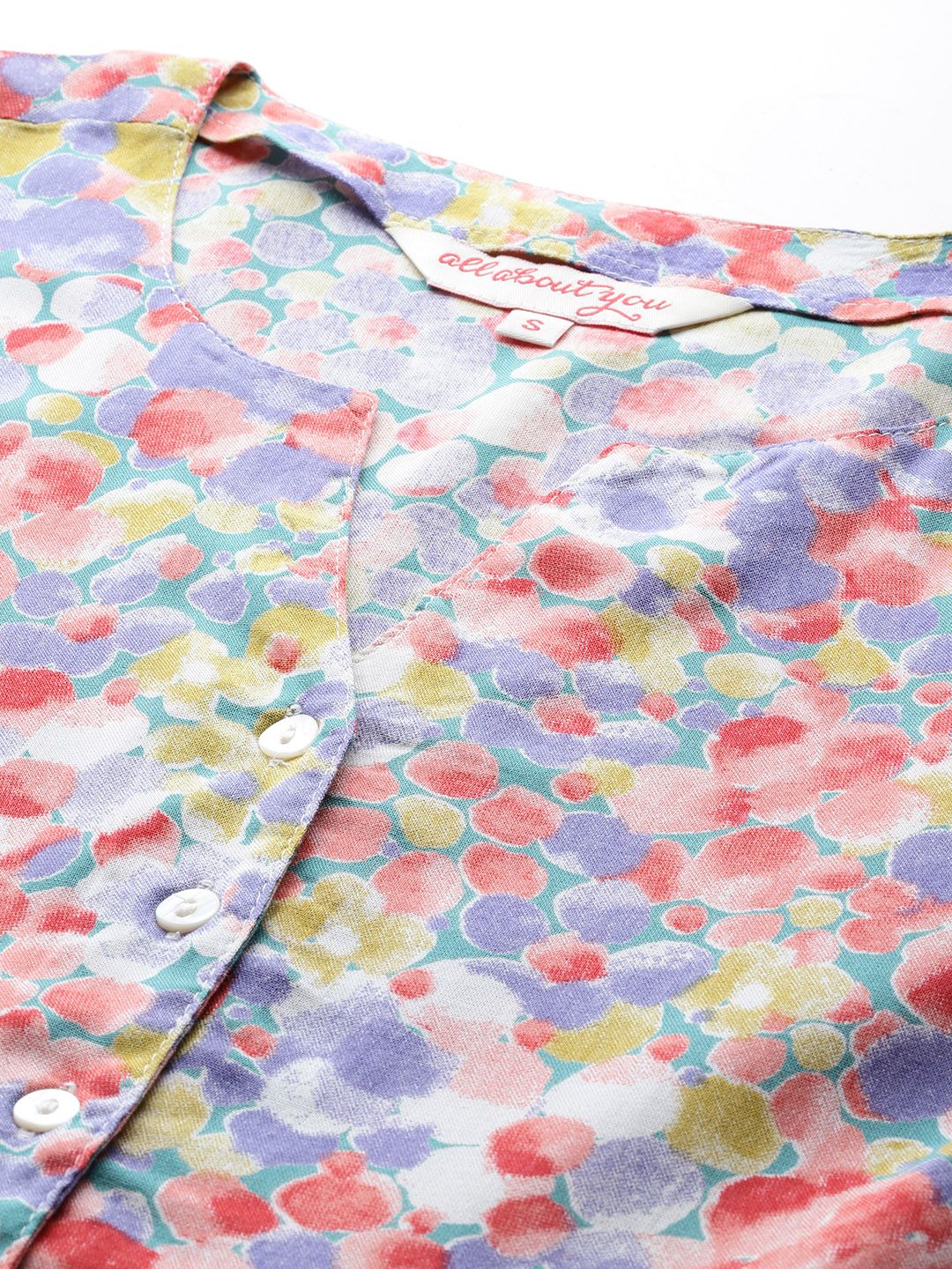 all about you  Floral Print A-line Midi Dress