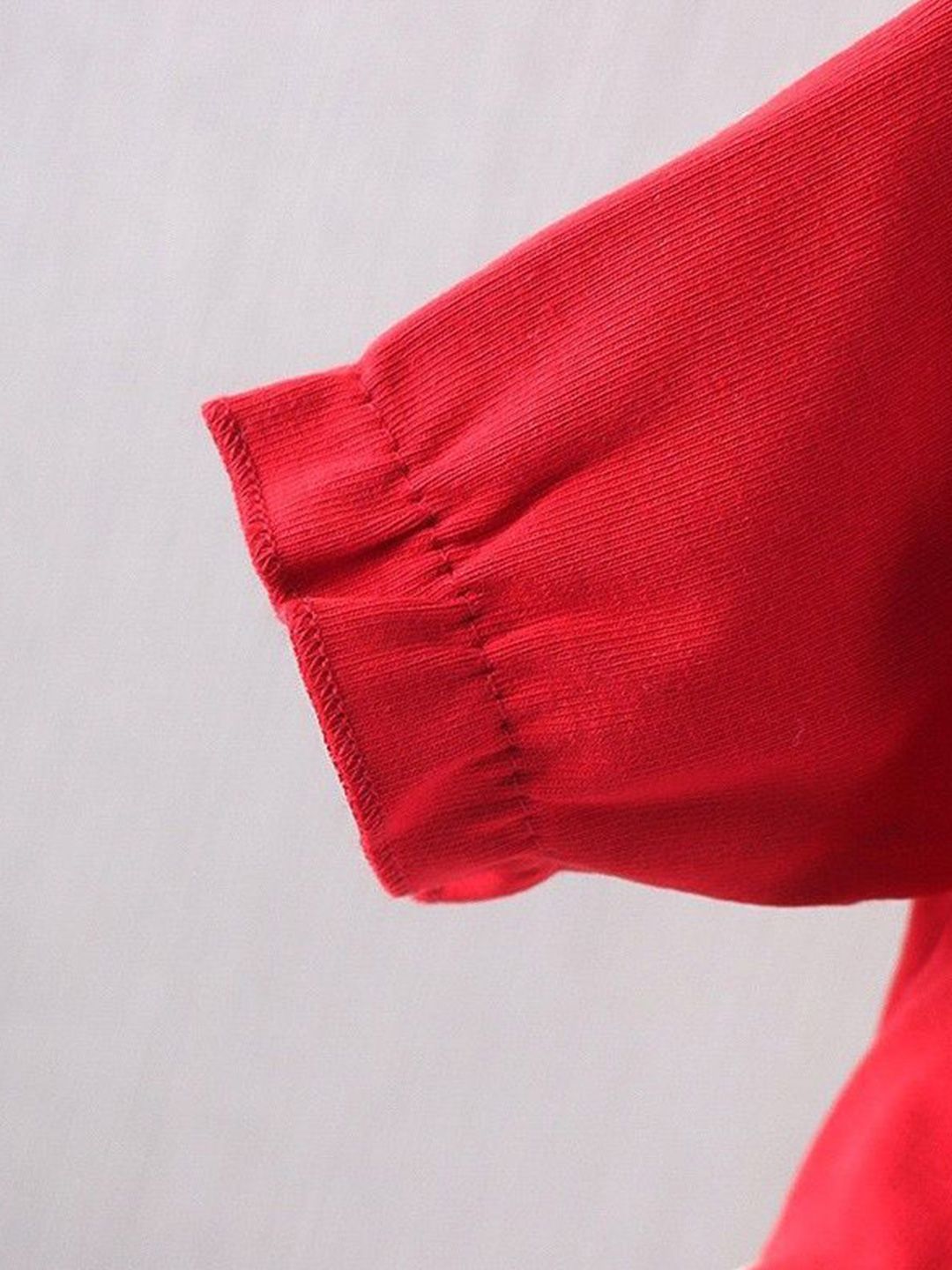 YK Girls Cotton Round Neck Embellished Fit & Flare Dress