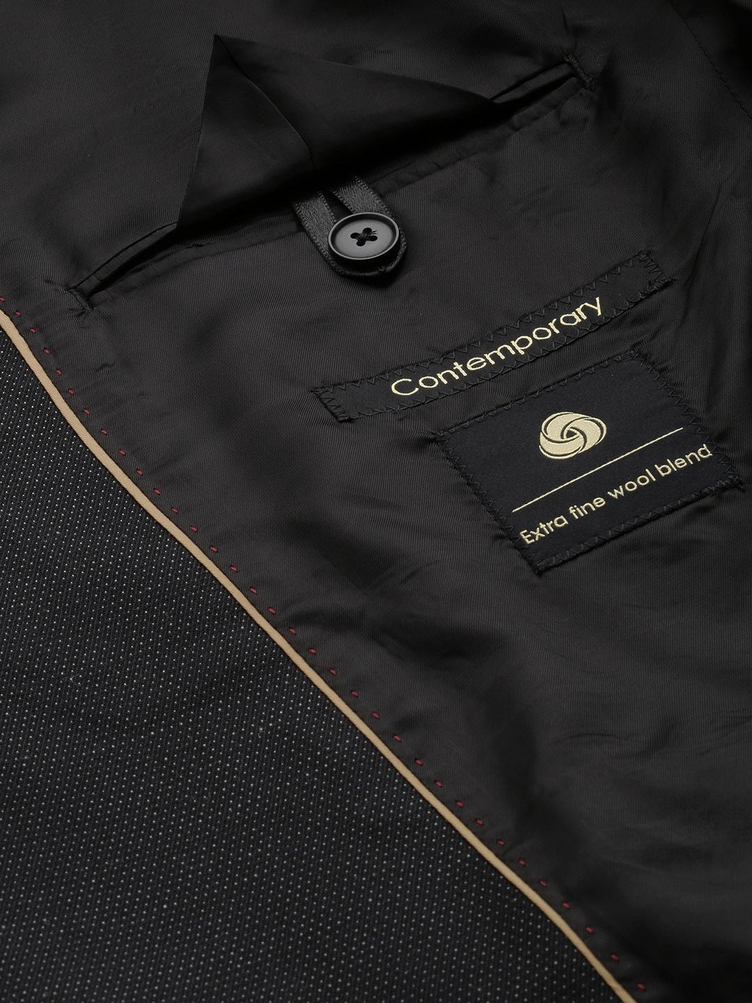 Raymond Self Design Contemporary Fit Formal Blazer