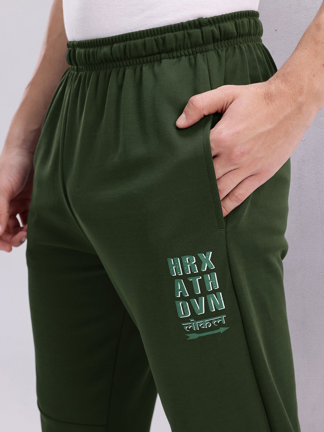 HRX by Hrithik Roshan Men Mid-Rise Regular Fit Lifestyle Track Pants