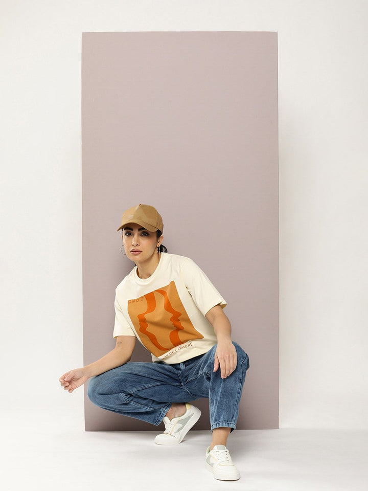 DILLINGER Graphic Printed Oversized Pure Cotton T-shirt