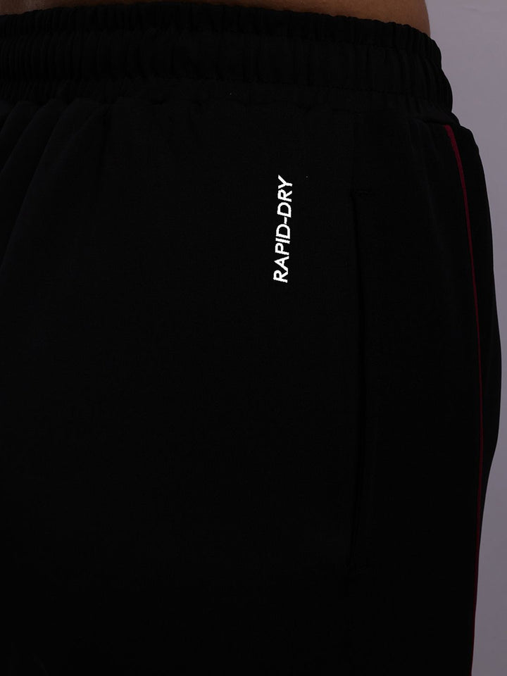 HRX by Hrithik Roshan Women Contrast Piping Rapid-Dry Training Track Pants