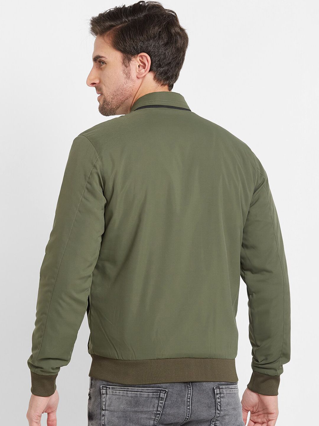 Being Human Mock Collar Bomber Jacket
