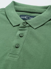 SPYKAR Men Polo Collar Pure Cotton Slim Fit T-shirt