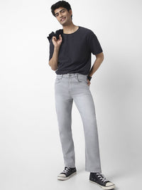 Urbano Fashion Men Straight Fit Heavy Washed Jeans Stretchable