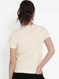 RAREISM Graphic Printed Round Neck Cotton T-shirt