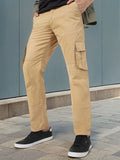 Urbano Fashion Men Mid-Rise Cargos Trousers