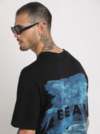 THE BEAR HOUSE Typpgraphy Printed Regular Fit Cotton T-shirt