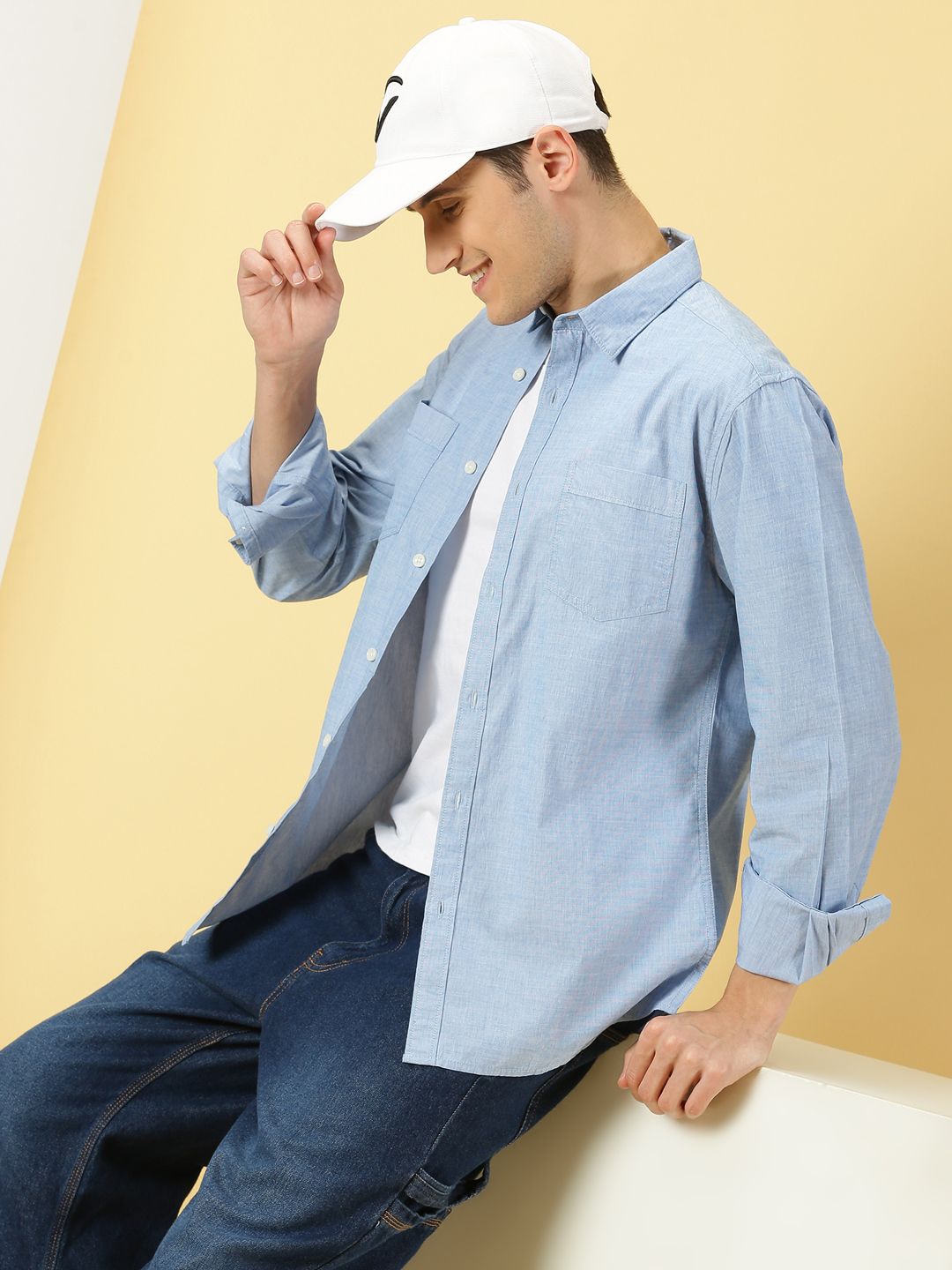 Thomas Scott Classic Opaque Cotton Casual Shirt
