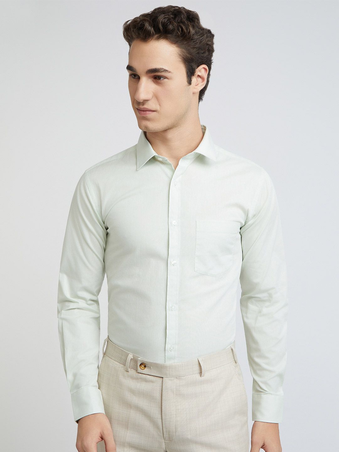 Park Avenue Pure Cotton Slim Fit Opaque Formal Shirt