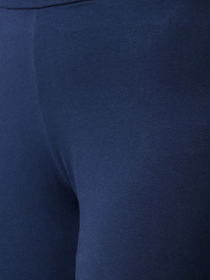 W Festive Geometric Print Georgette A-Line Cowl Hemline Kurta With Tight