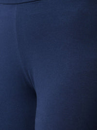 W Festive Geometric Print Georgette A-Line Cowl Hemline Kurta With Tight