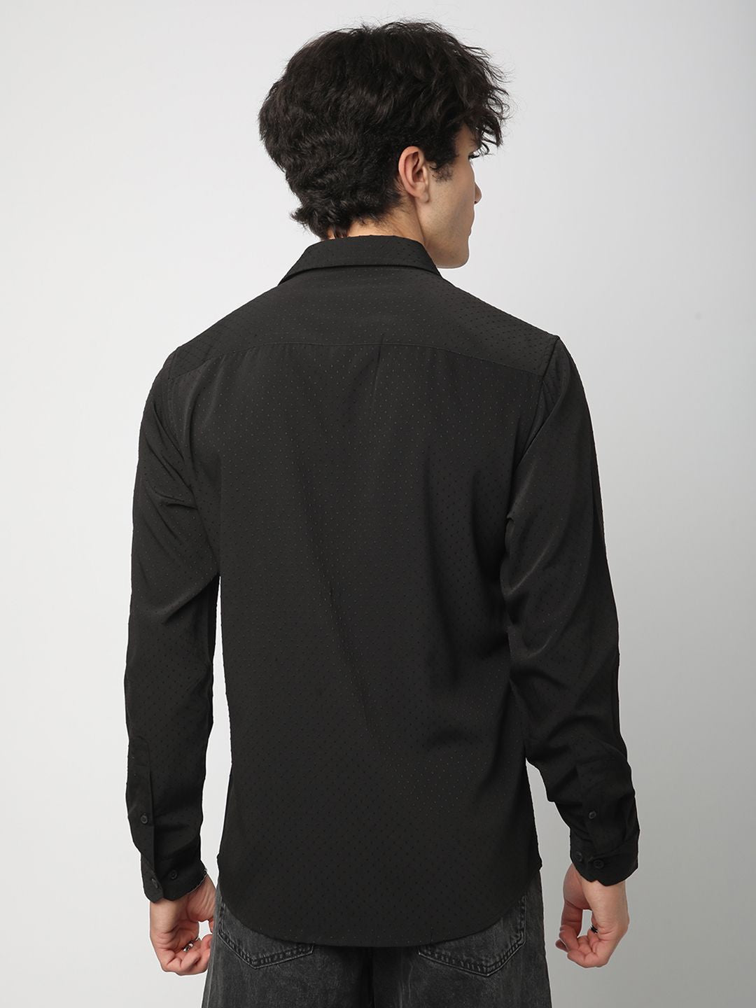 VASTRADO Men Classic Slim Fit Opaque Casual Shirt