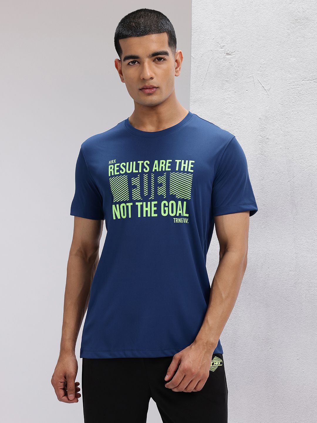 HRX by Hrithik Roshan Typography Print Regular Fit Training T-shirt