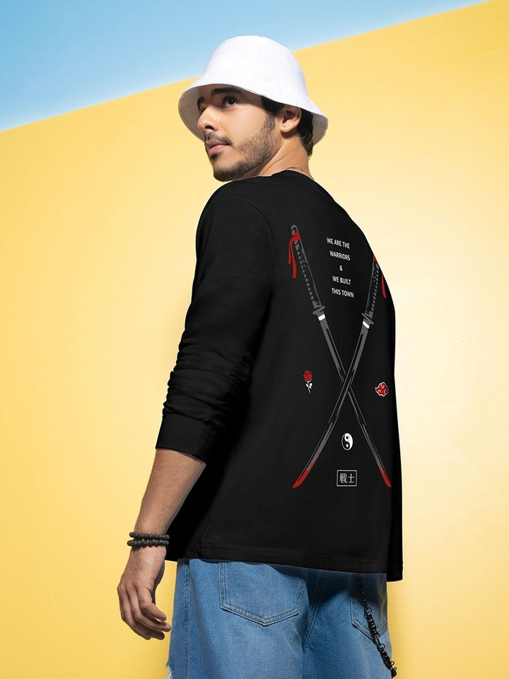 Bewakoof Warriors Graphic Printed Oversized Pure Cotton T-shirt