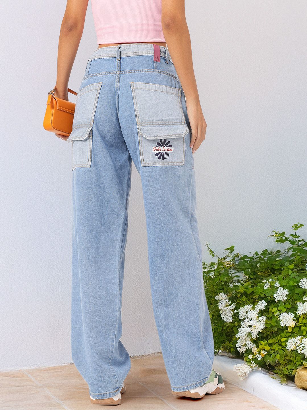 DressBerry Women Tailored Tides Baggy Fit Jeans