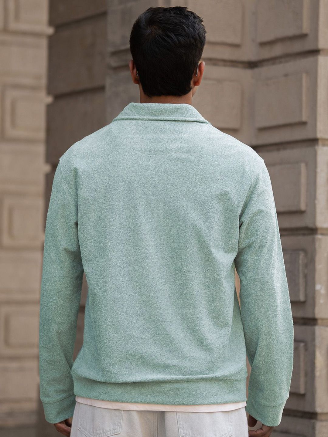 Powerlook Men Solid Polo Collar T-shirt