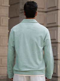 Powerlook Men Solid Polo Collar T-shirt