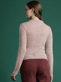 DressBerry Collar Neck Striped Pullover Sweaters